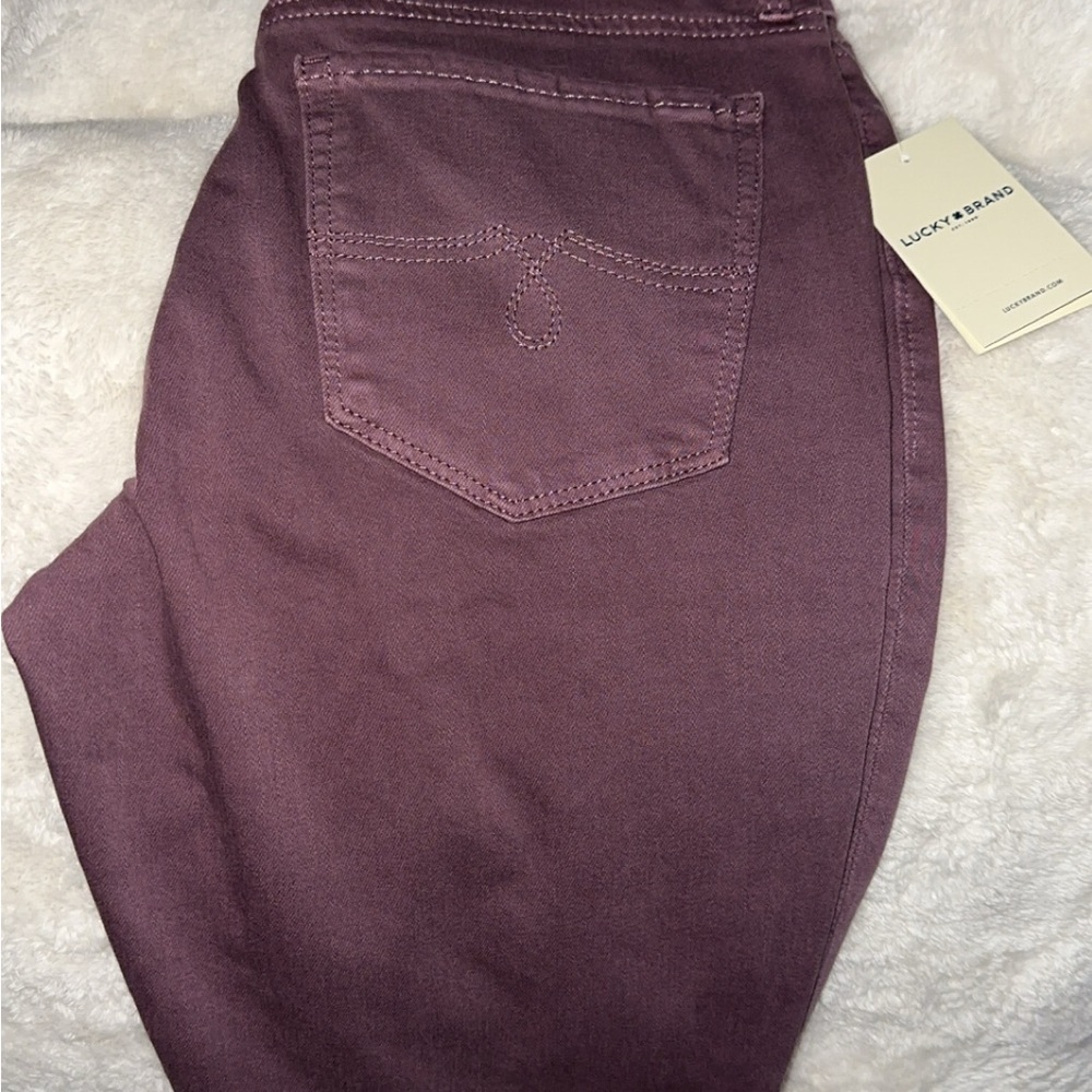 Lucky Brand Purple Ankle Cropped Jeans - Picture 3 of 4